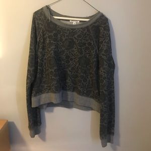 ON SALE!! Grey long sleeve shirt